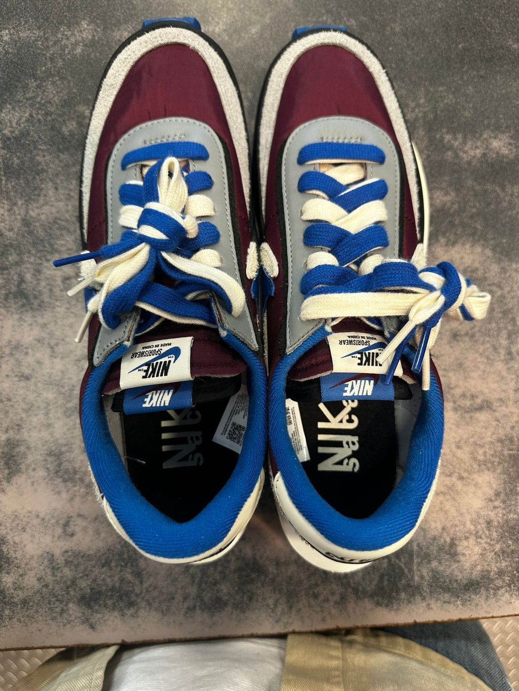 Nike LD Waffle "sacai Undercover Night Maroon Team Royal" Size 9.5 Preowned - Hype World