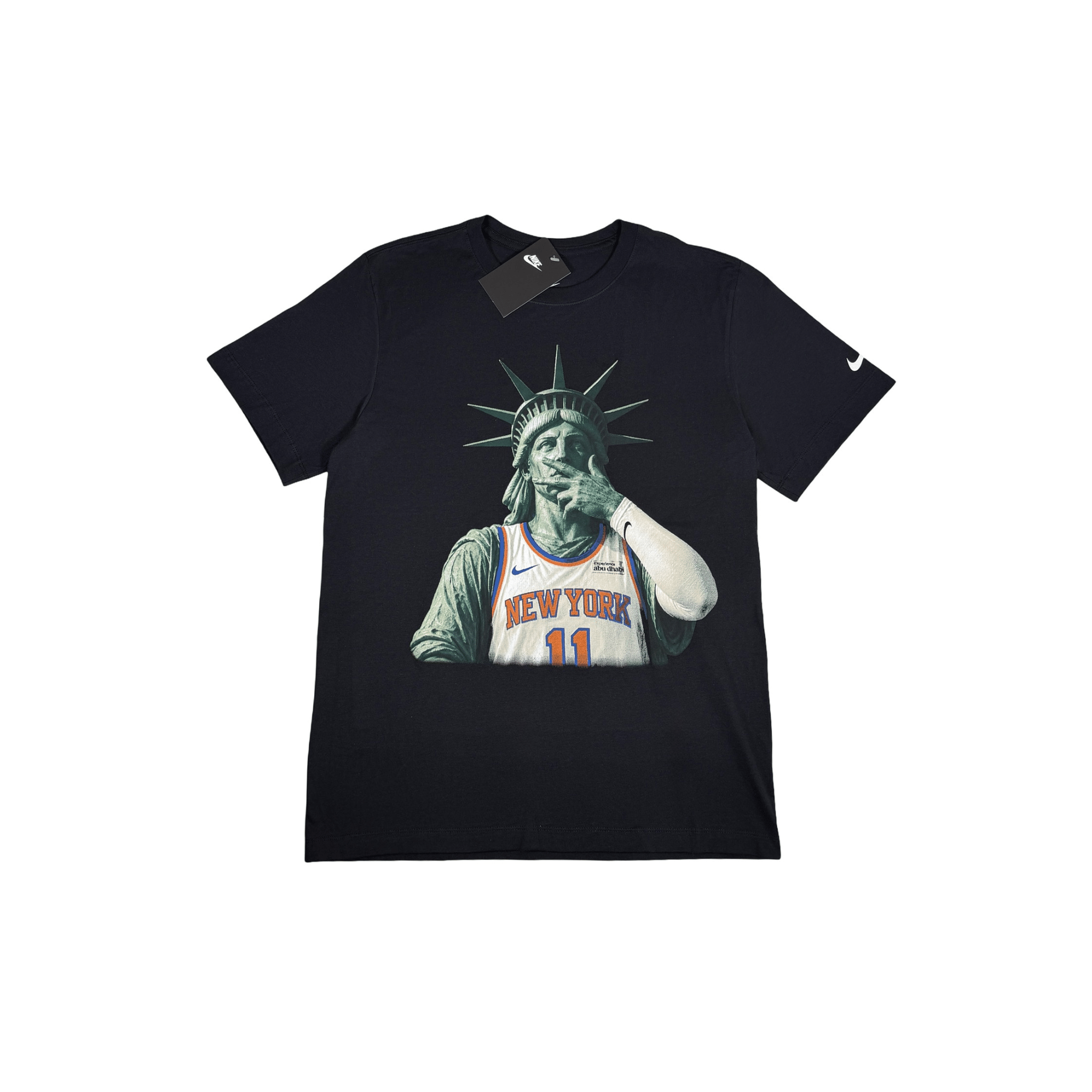 Nike New York Knicks Brunson Statue of Liberty Tee Black - Hype World