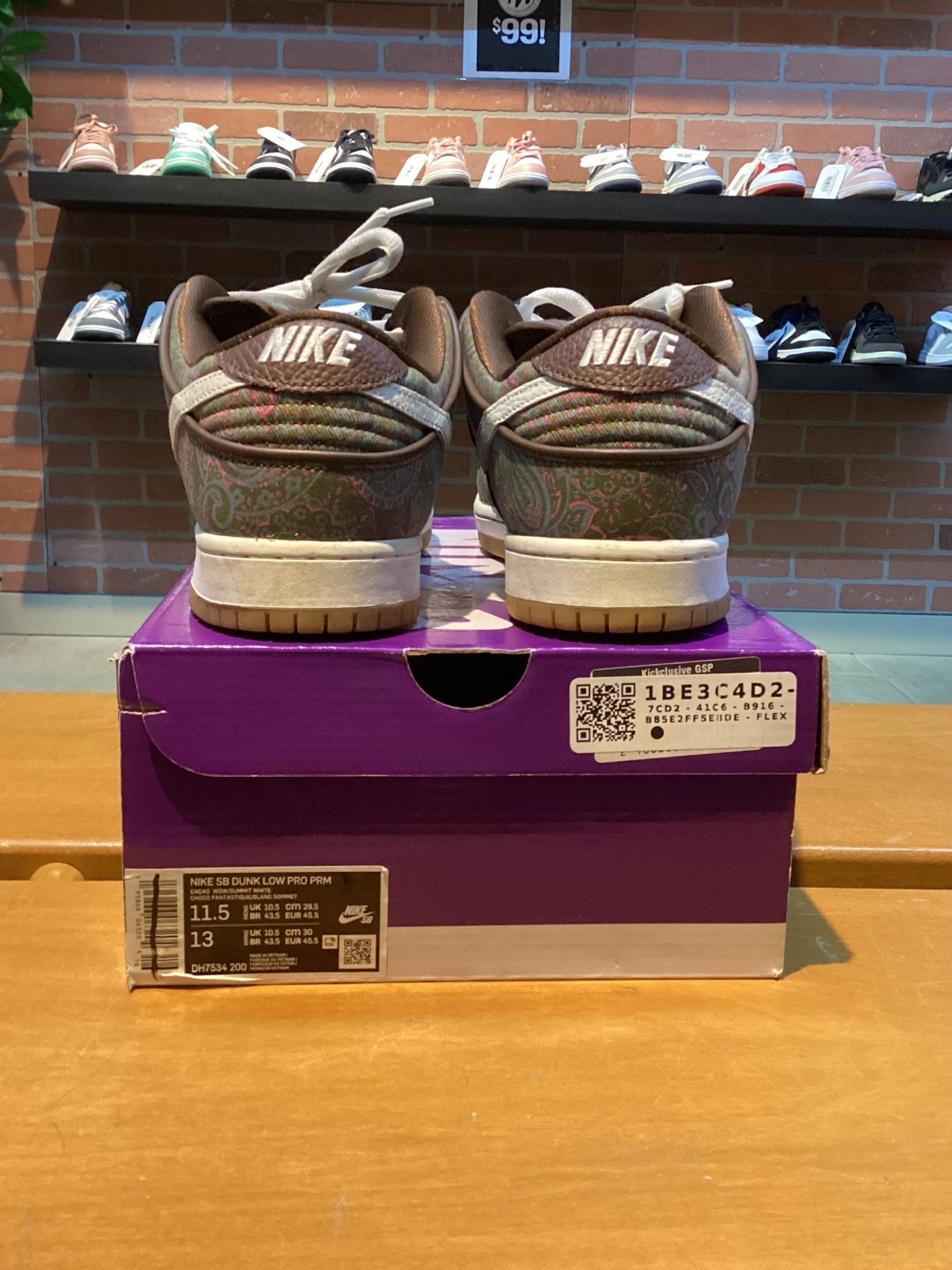 Nike SB Dunk Low Pro (Paisley Brown) Preowned - Hype World
