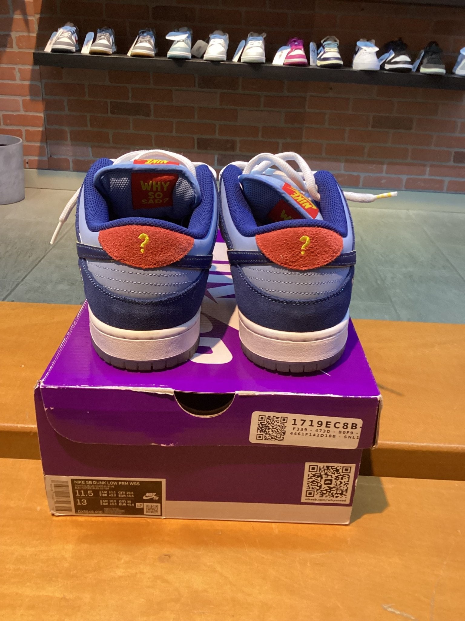 Nike SB Dunk Low Pro (Why So Sad?) Preowned - Hype World