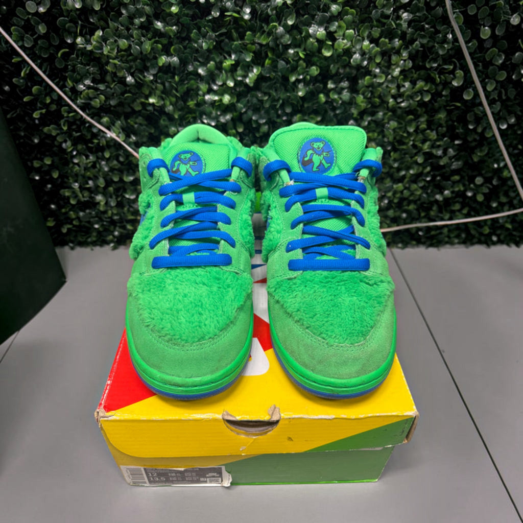 Nike SB Dunk Low X Grateful Dead "Green” Size 12 Preowned - Hype World