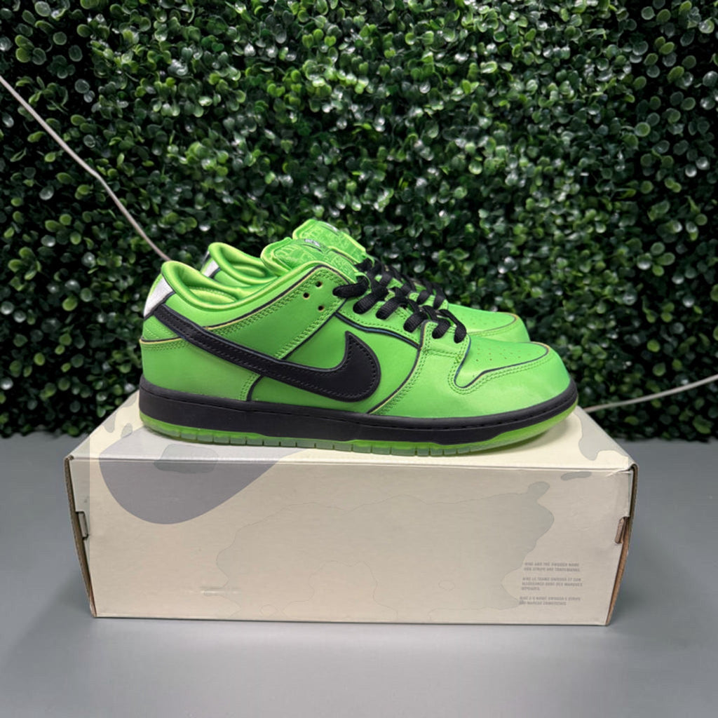 Nike SB Dunk Low X Powerpuff Girls "Buttercup" Size 9.5 Preowned - Hype World