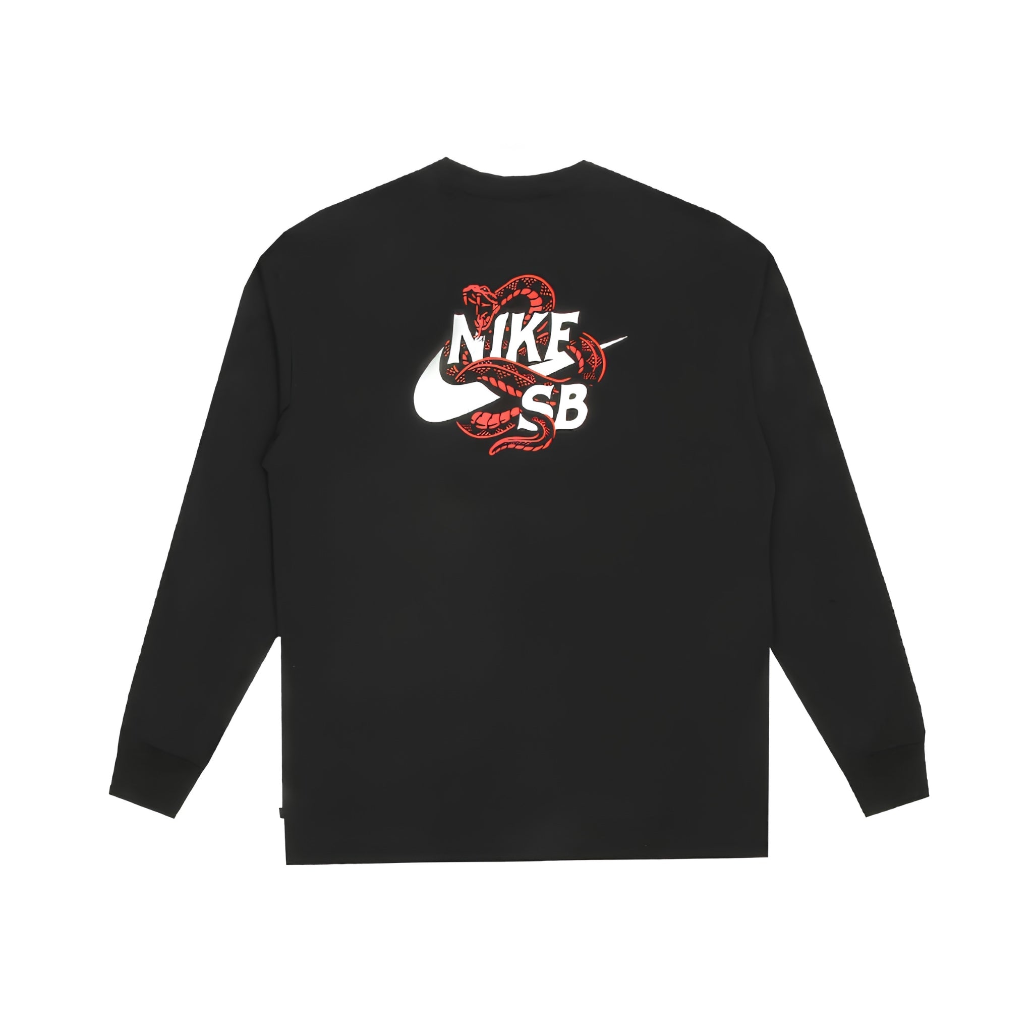 Nike SB Snaked Black Long Sleeve T-Shirt - Hype World