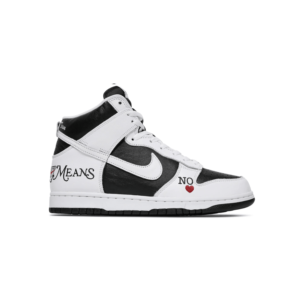Nike x Supreme SB Dunk High "By Any Means" Black - Hype World