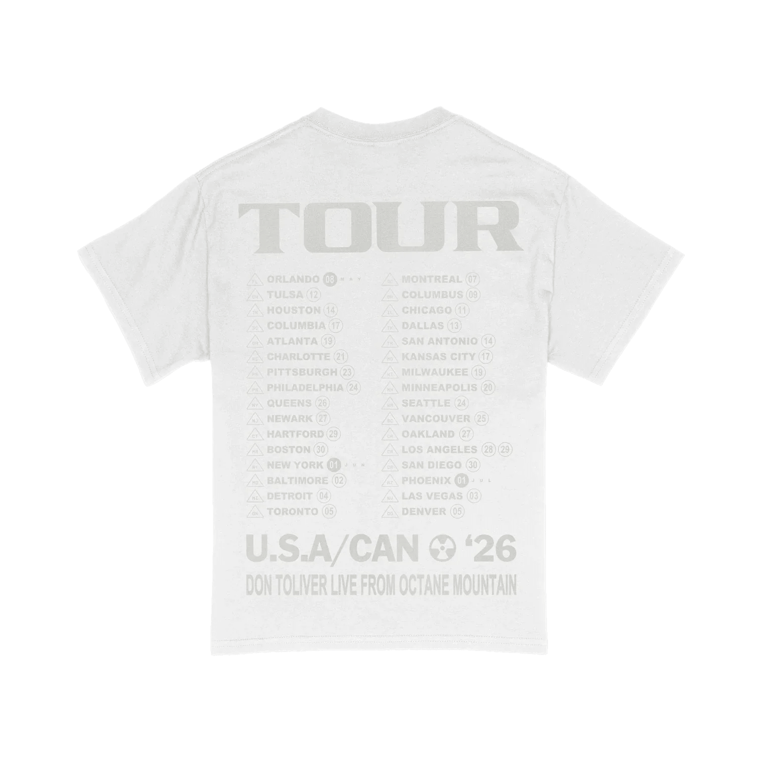Octane Tour Merch by : Don Toliver "Futuristic Racing Tee" - Hype World