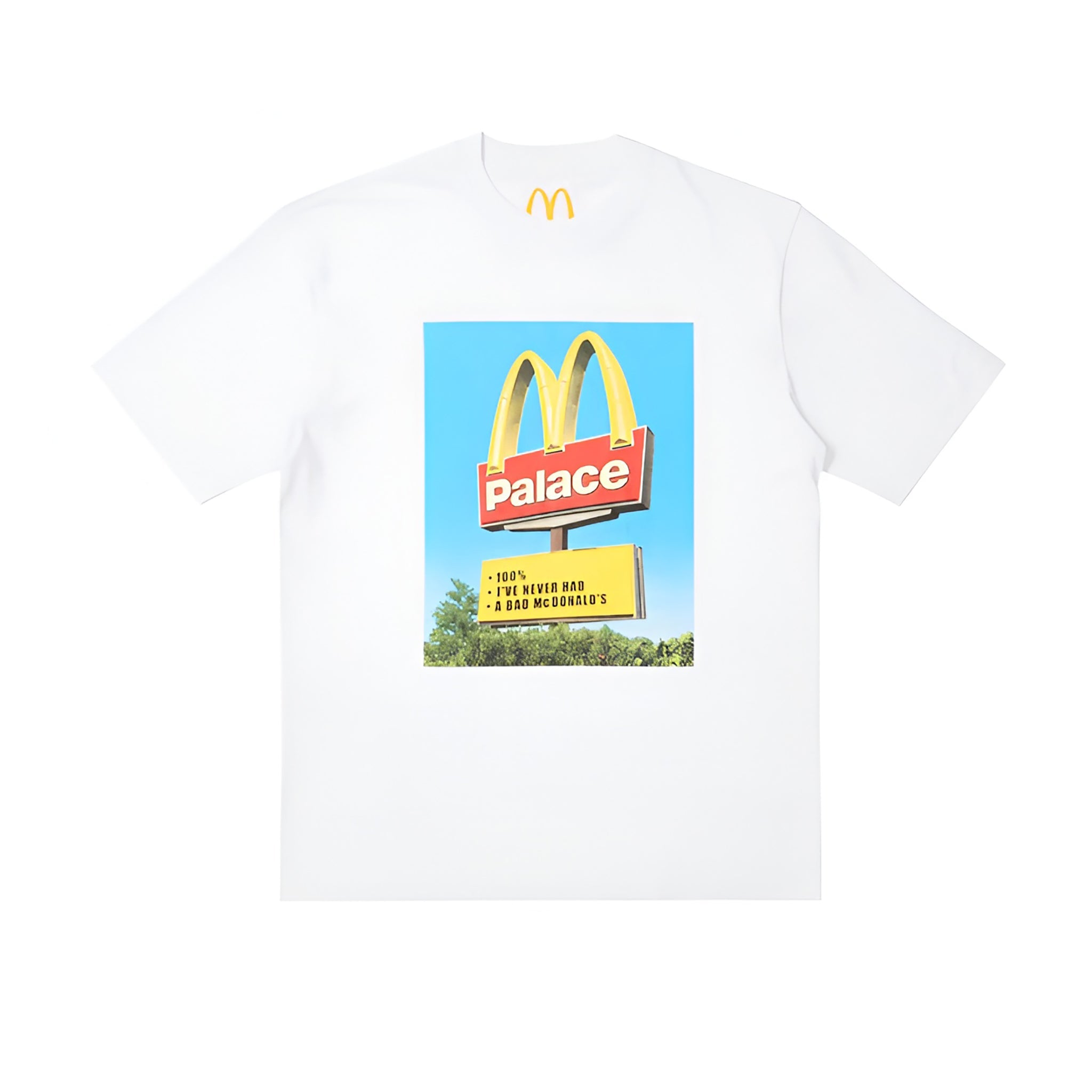 Palace x McDonald's Sign T-shirt "White" - Hype World