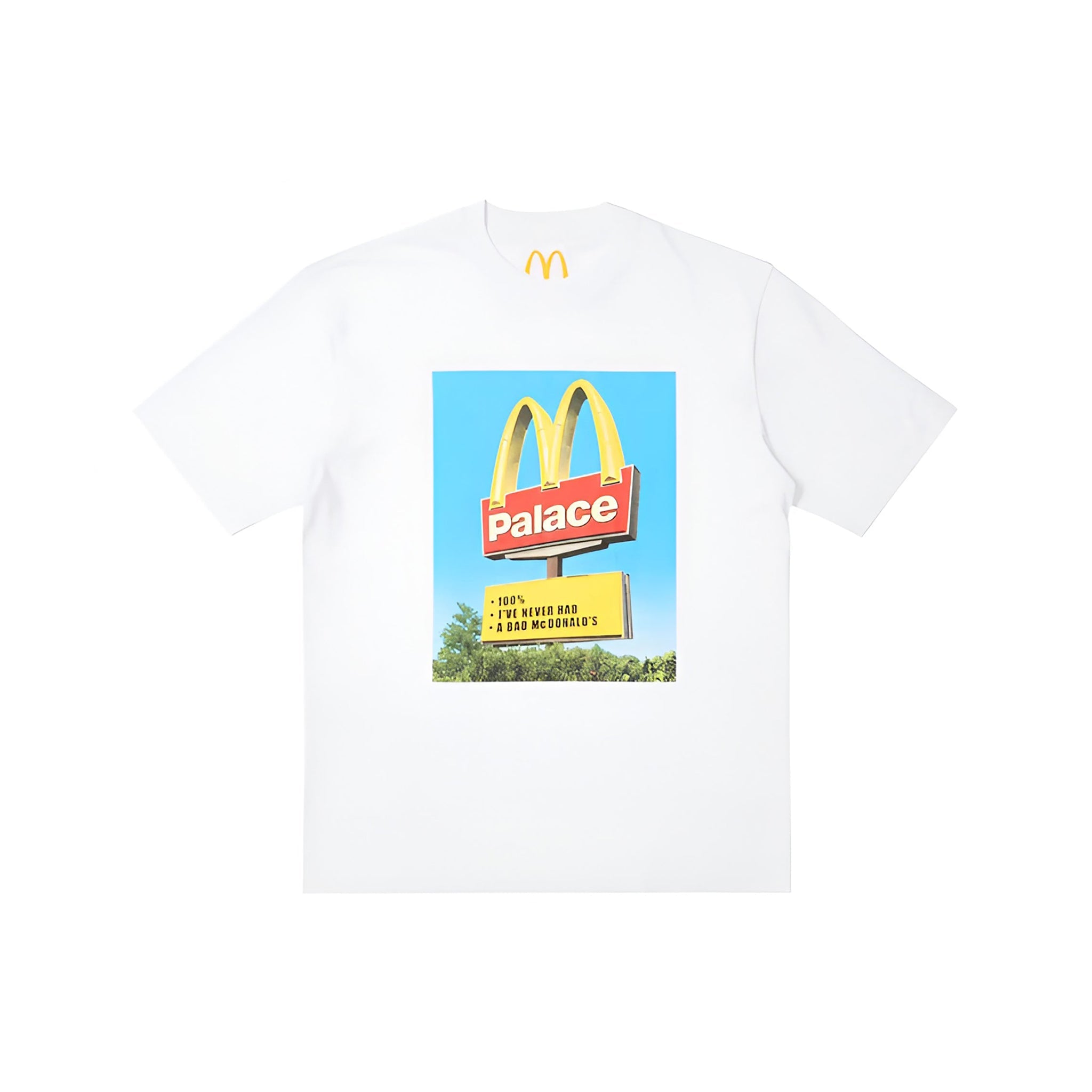 Palace x McDonald's Sign T-shirt "White" - Hype World