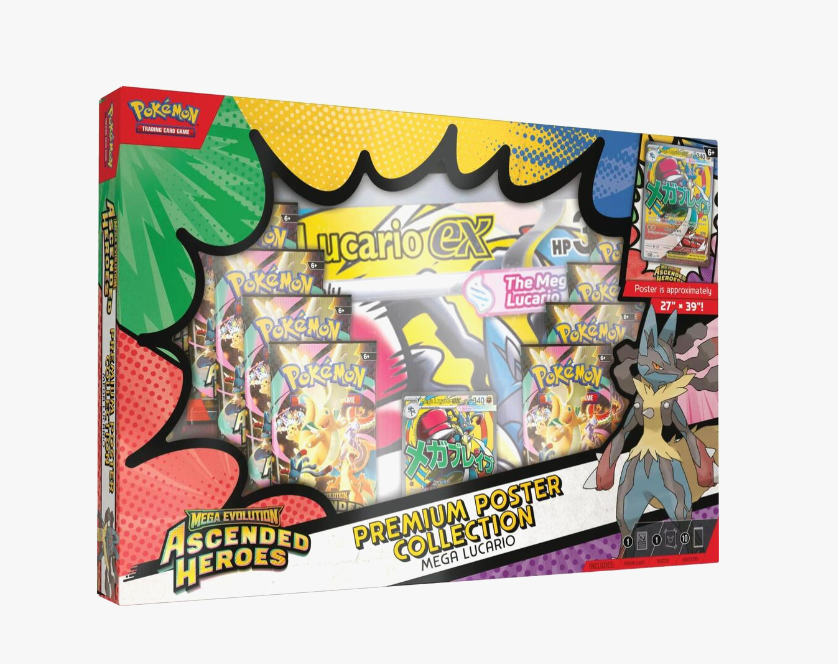 Pokemon Ascended Heros Premium Poster Collection (Mega Lucario) - Hype World