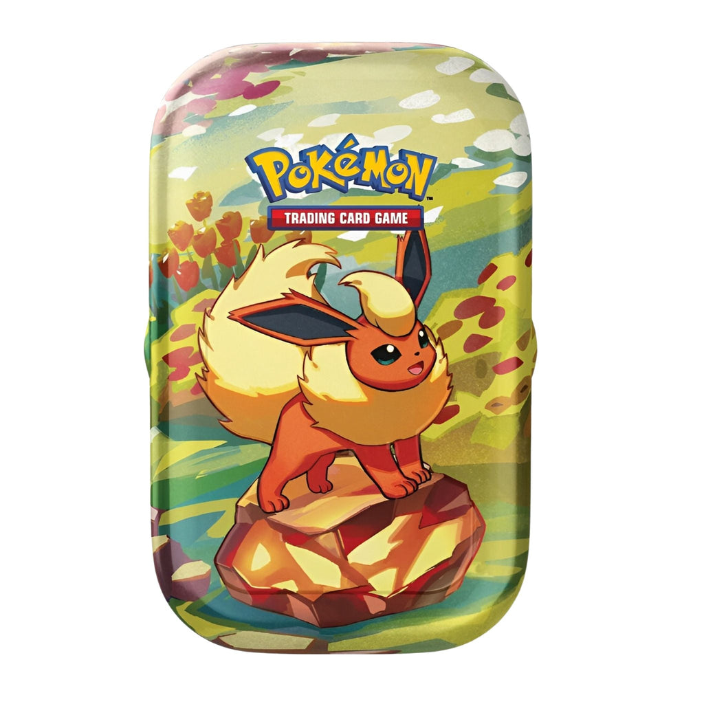 Pokemon Prismatic Evolutions Mini Tin - SV: Prismatic Evolutions (Single Tin / Art Work May Vary) - Hype World