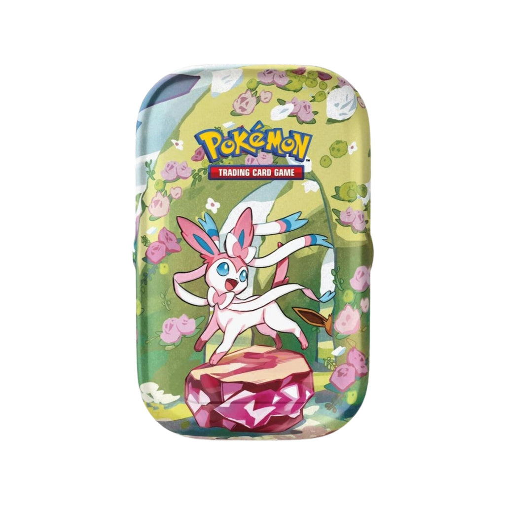 Pokemon Prismatic Evolutions Mini Tin - SV: Prismatic Evolutions (Single Tin / Art Work May Vary) - Hype World