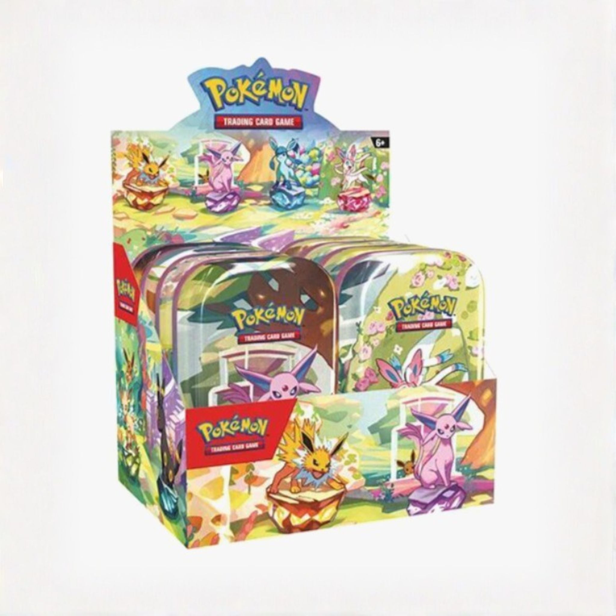 Pokemon Prismatic Evolutions Mini Tin - SV: Prismatic Evolutions (Single Tin / Art Work May Vary) - Hype World