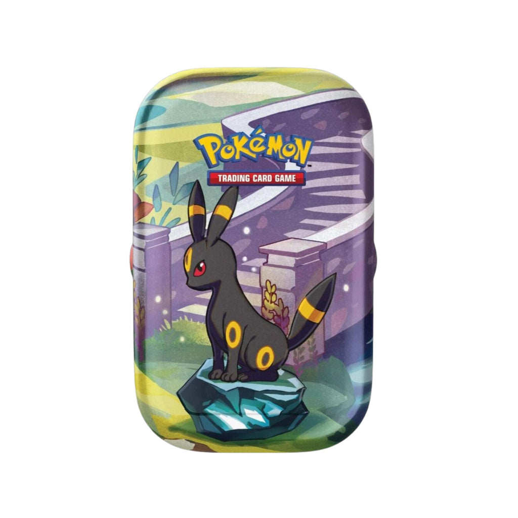 Pokemon Prismatic Evolutions Mini Tin - SV: Prismatic Evolutions (Single Tin / Art Work May Vary) - Hype World