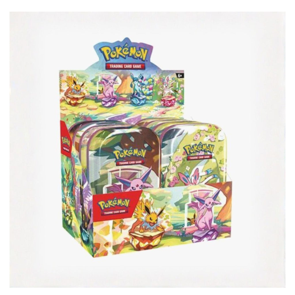Pokemon Prismatic Evolutions Mini Tin - SV: Prismatic Evolutions (Single Tin / Art Work May Vary) - Hype World