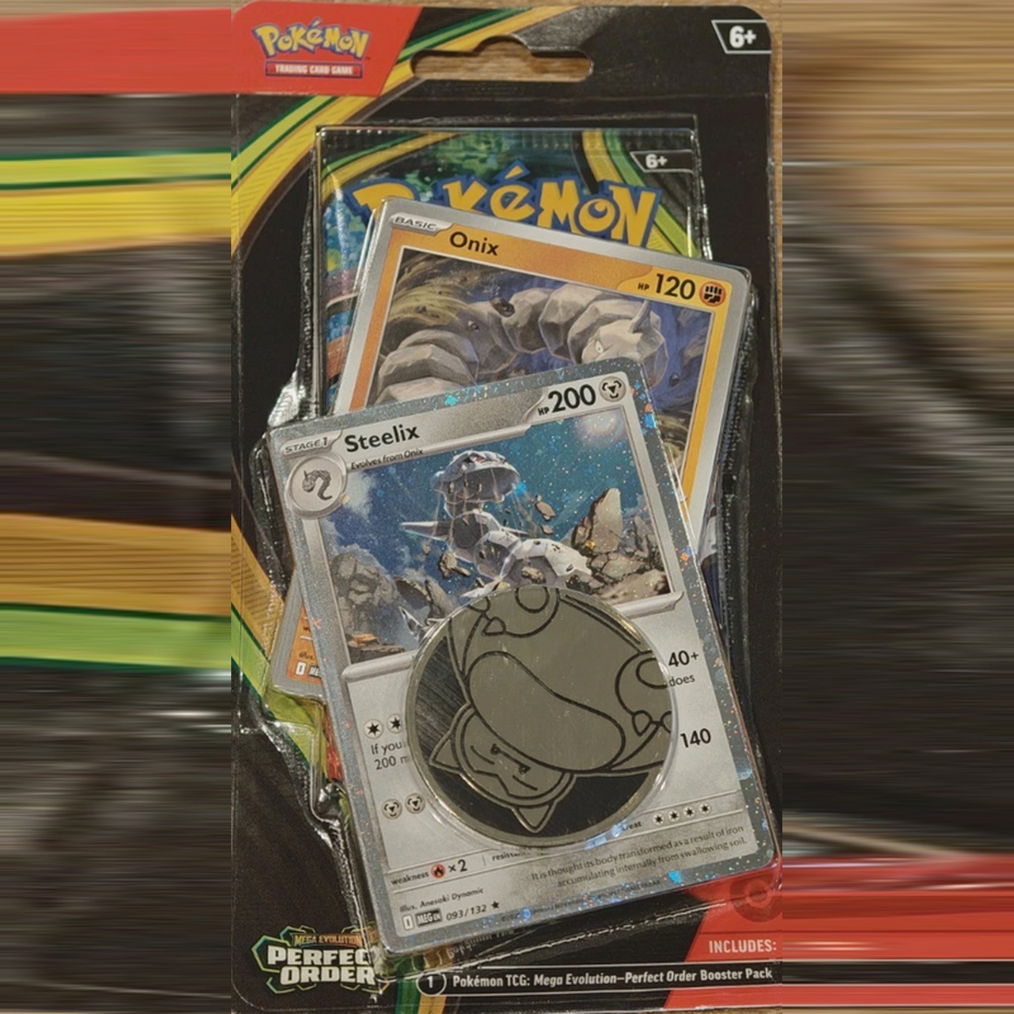 Pokemon Perfect Order Single Pack Blister Onix / Steelix