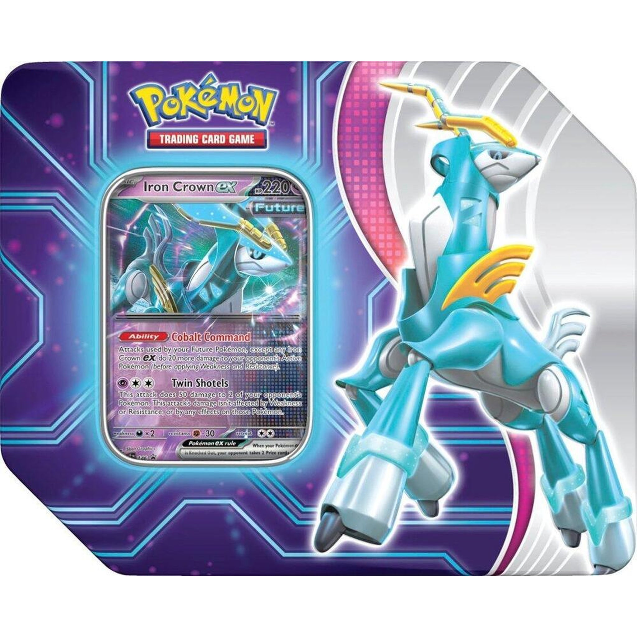 Pokemon Paradox Destinies Tin [Iron Crown ex] - Miscellaneous Cards & Products