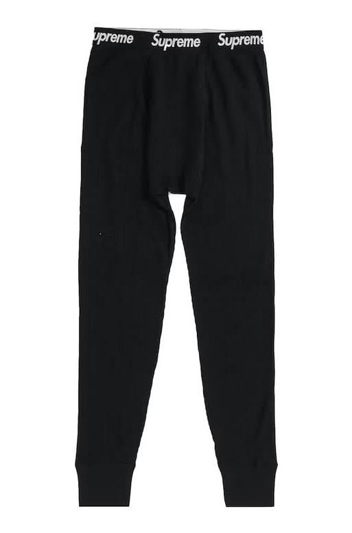 Supreme Hanes Thermal Pant (1 Pack) Black