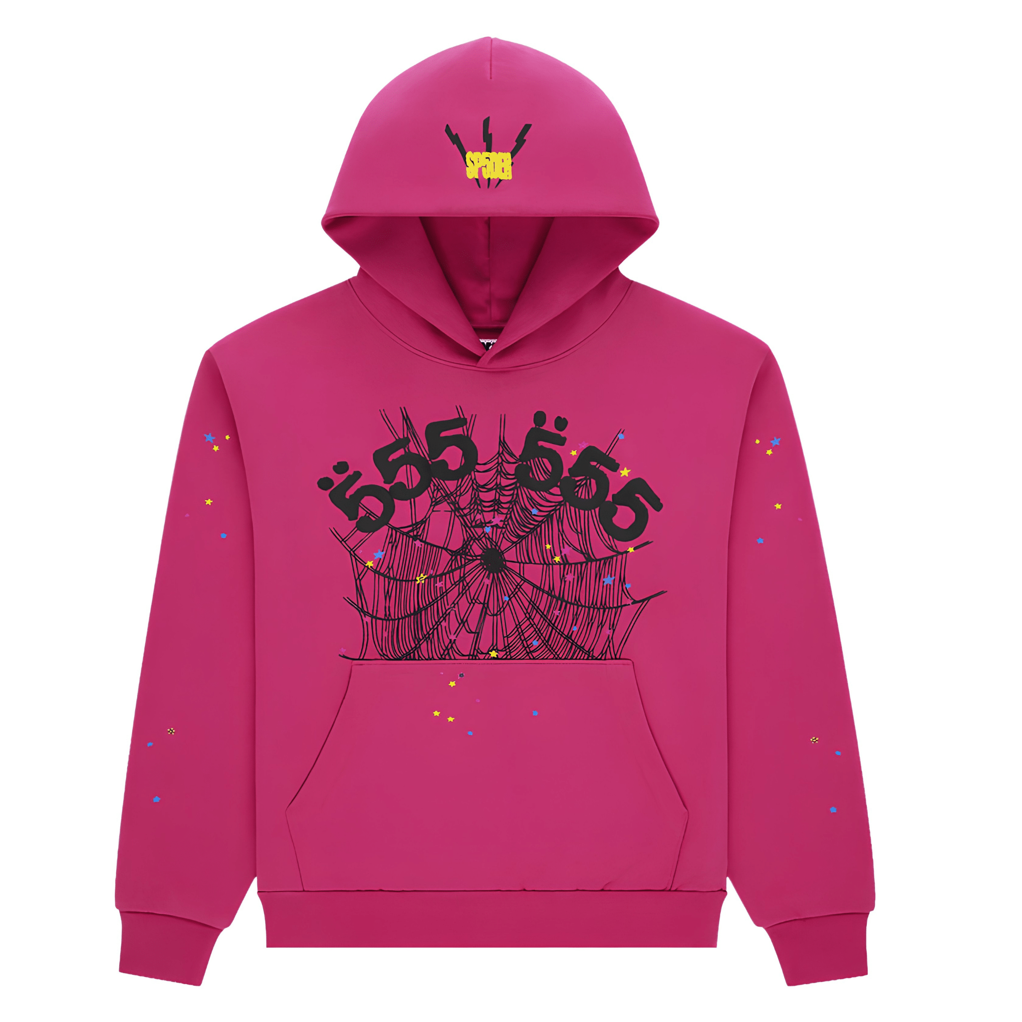 Sp5der Angel Number Hoodie 'Pink' - Hype World