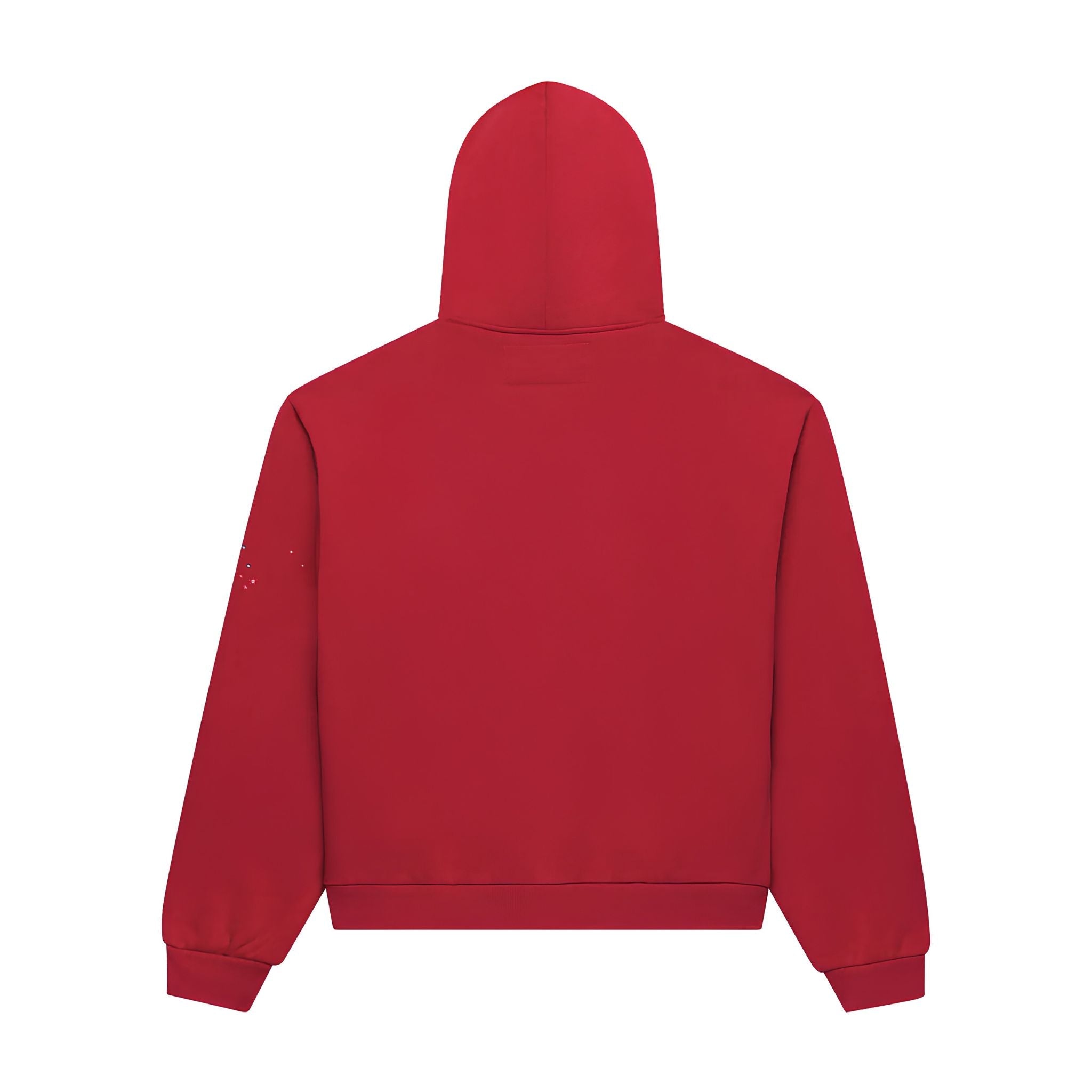 Sp5der Angel Number Zip Hoodie 'Merlot' - Hype World