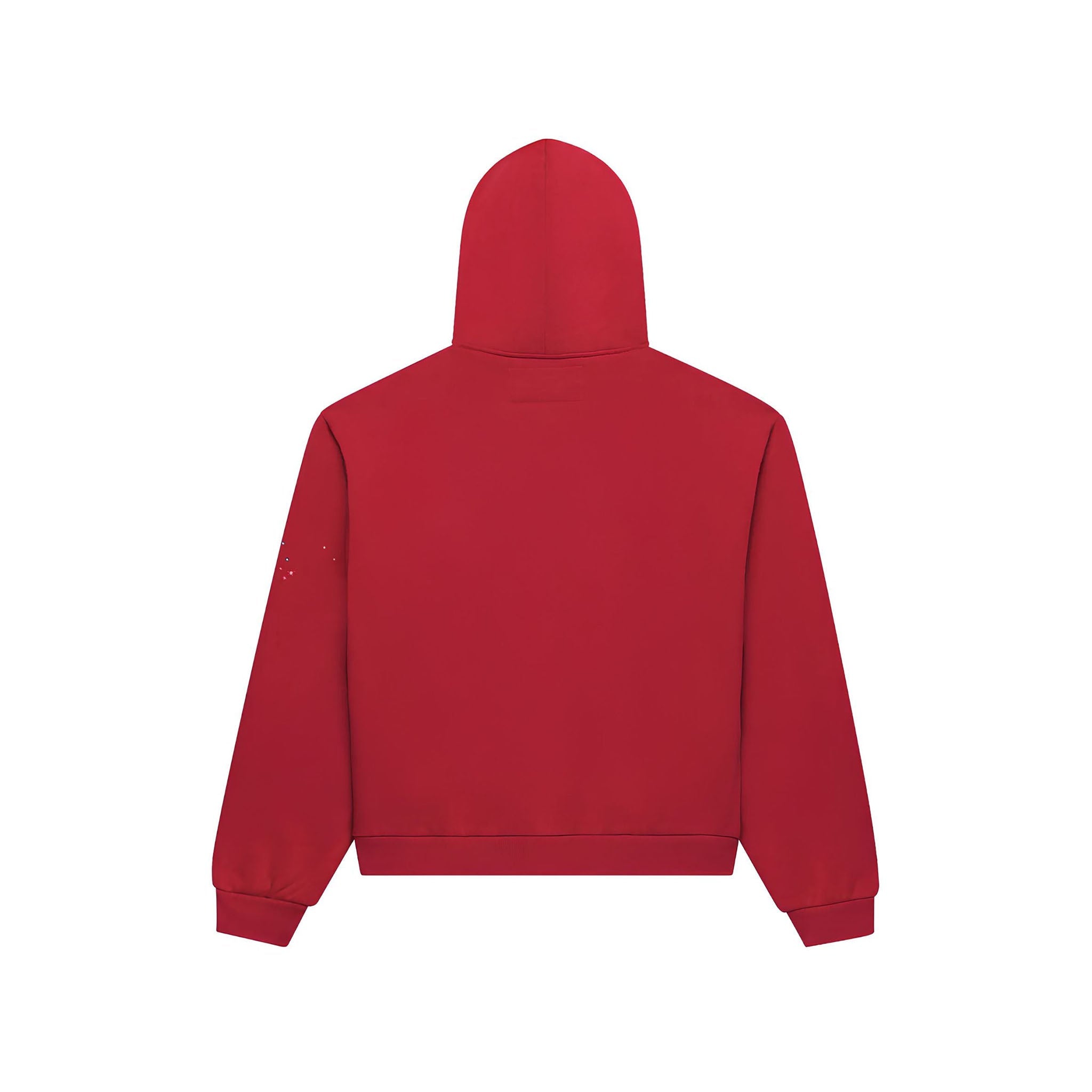 Sp5der Angel Number Zip Hoodie 'Merlot' - Hype World