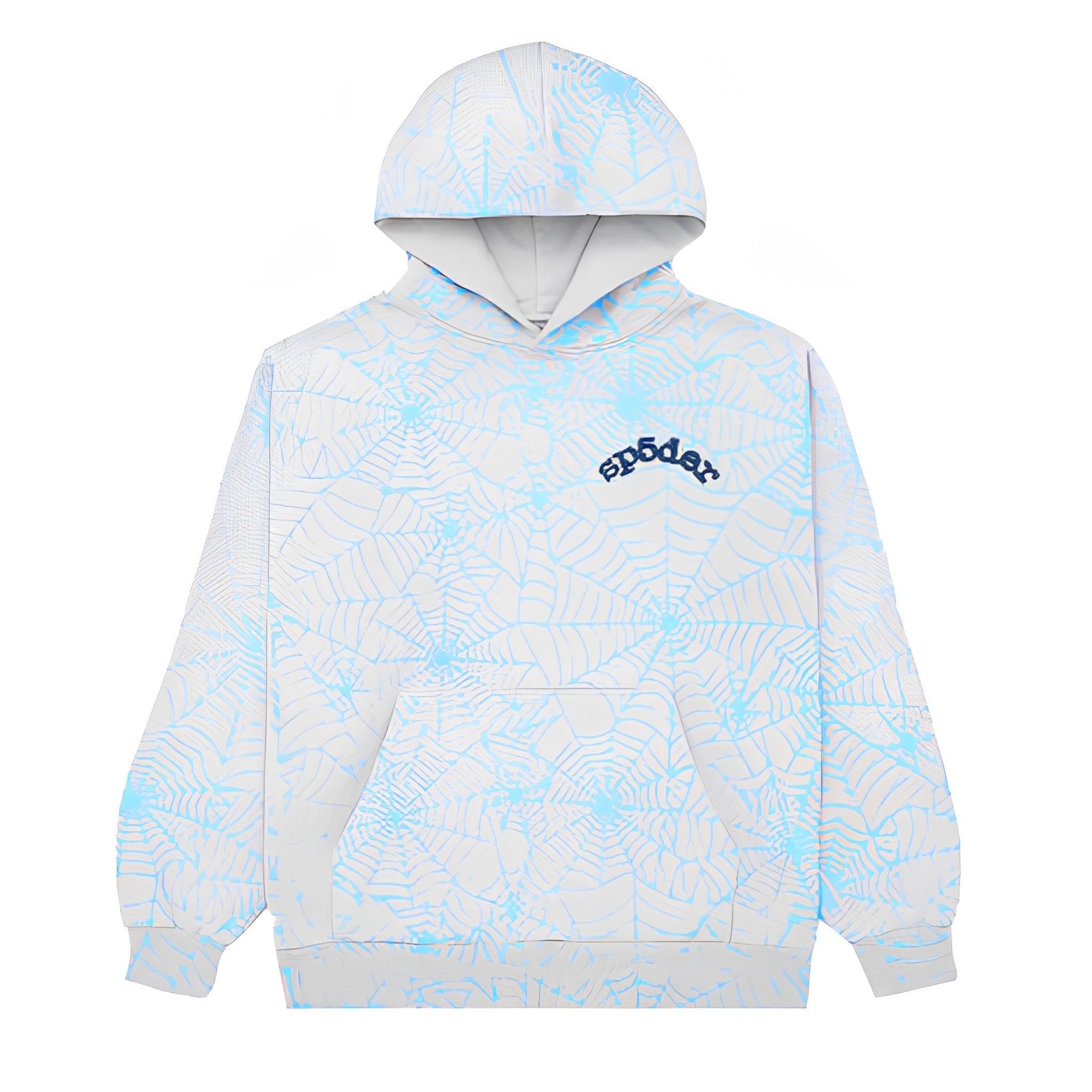 Sp5der AOP Web Hoodie “Heather Grey” - Hype World