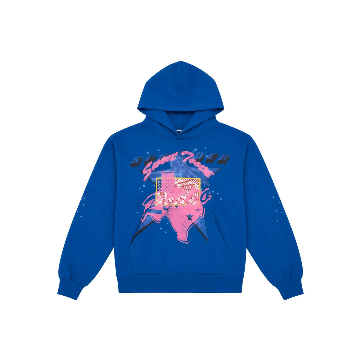 Sp5der Blue Star Girl Hoodie - Hype World