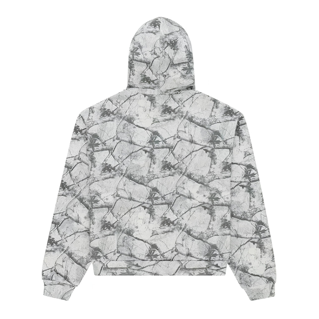 Sp5der Real Tree OG Web V2 Zip Hoodie White Camo - Hype World