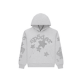 Sp5der Rhinestone Beluga Hoodie 'Heather Grey' - Hype World