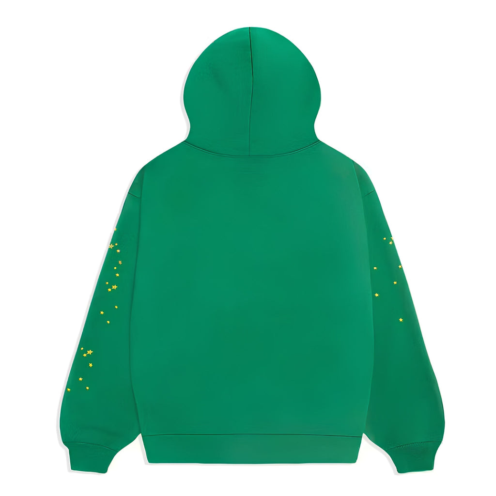 Sp5der Star OG Web V2 Hoodie Slime Green - Hype World