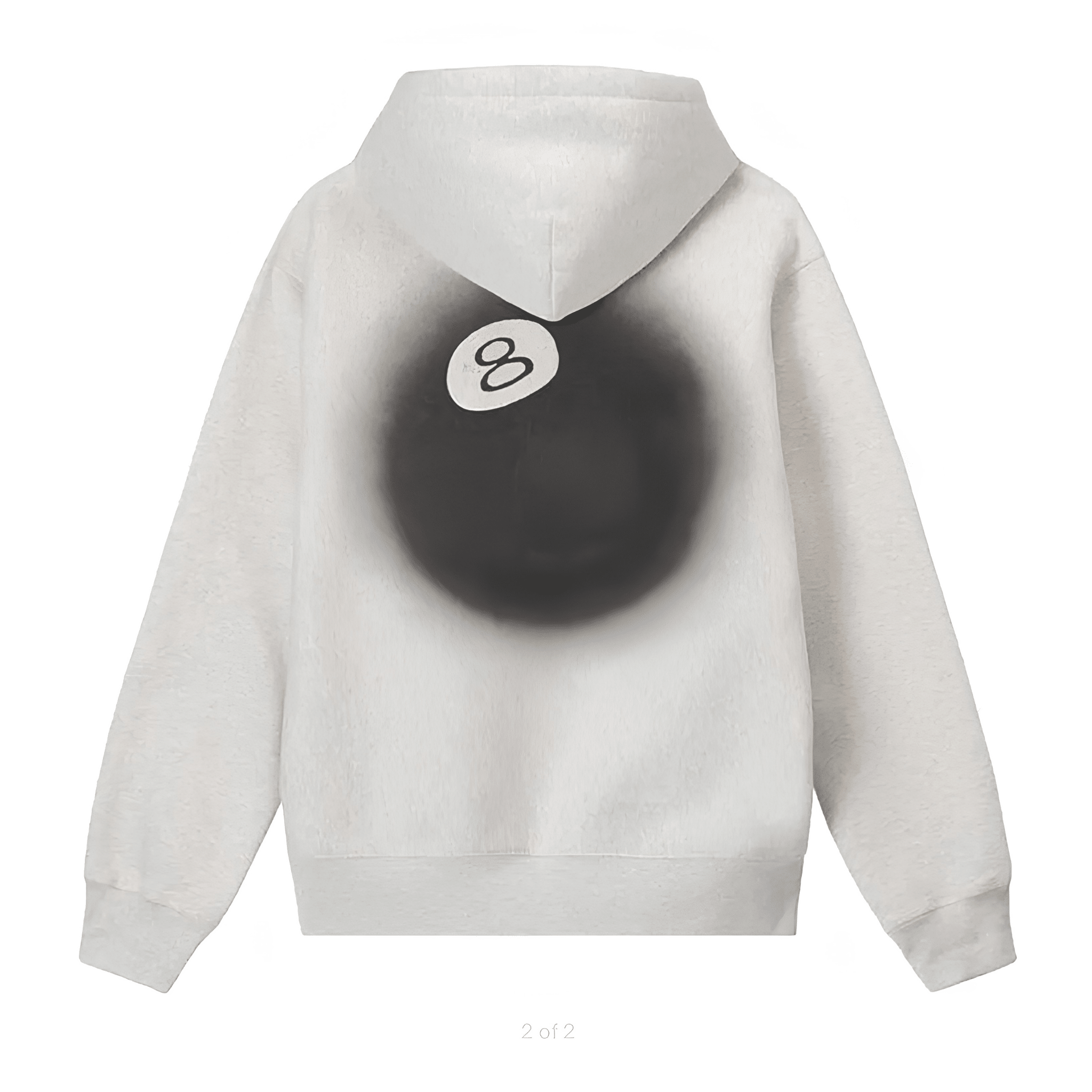 Stussy 8 Ball Fade Hoodie "Ash Heather" - Hype World