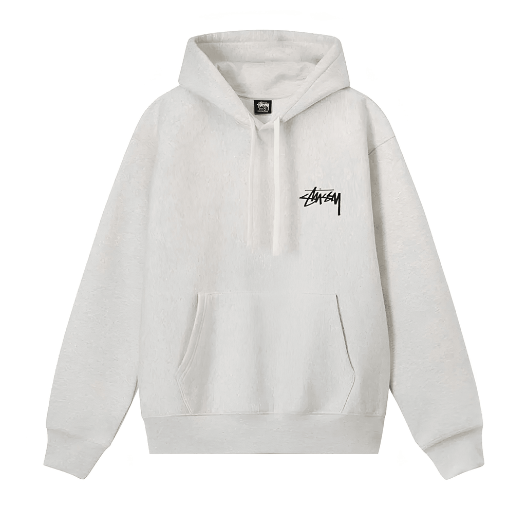 Stussy 8 Ball Fade Hoodie "Ash Heather" - Hype World