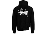 Stussy Basic Hoodie Black - Hype World