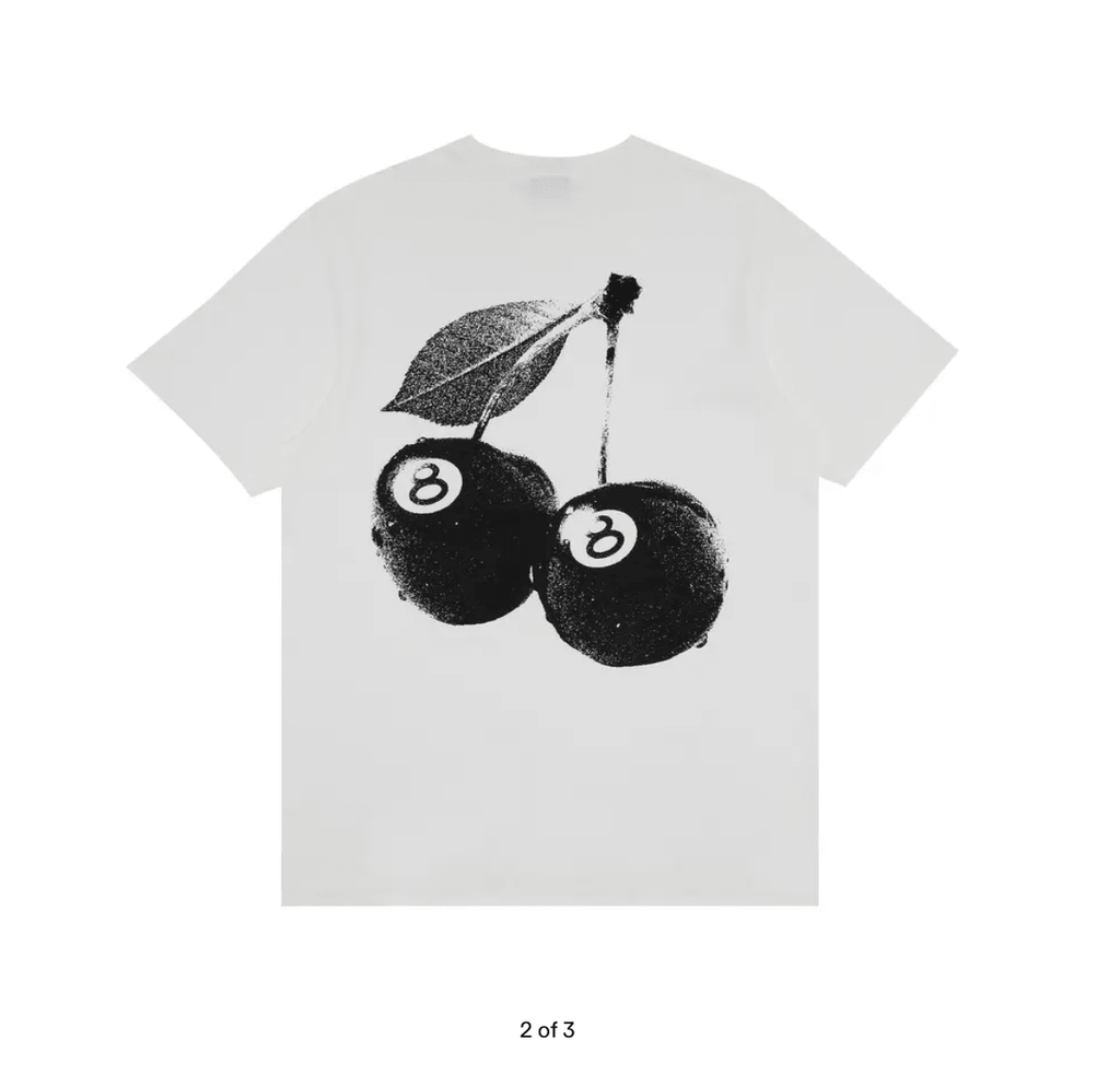 Stussy Cherries Tee "White" - Hype World