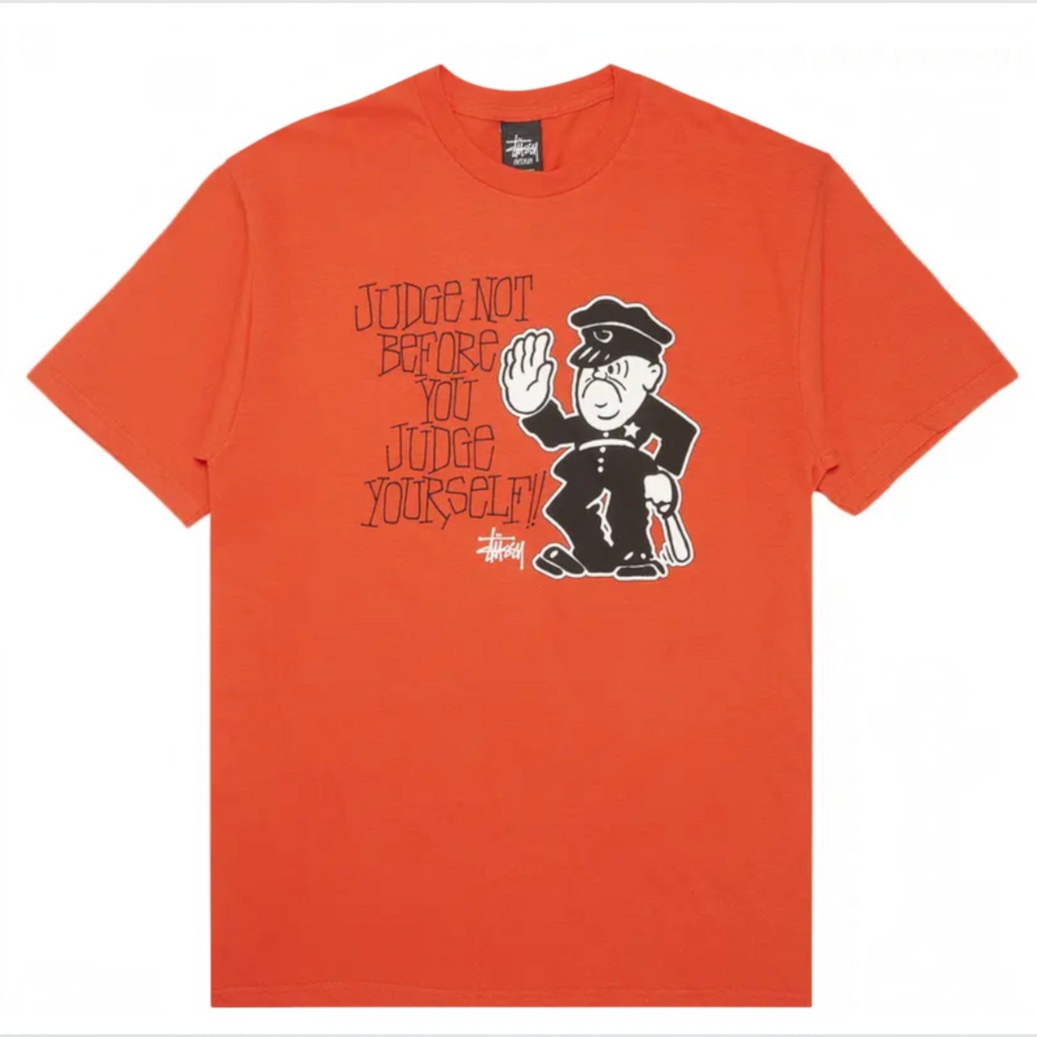 Stussy Judge Not Before You Judge Yourself!! Tee 'Red' - Hype World