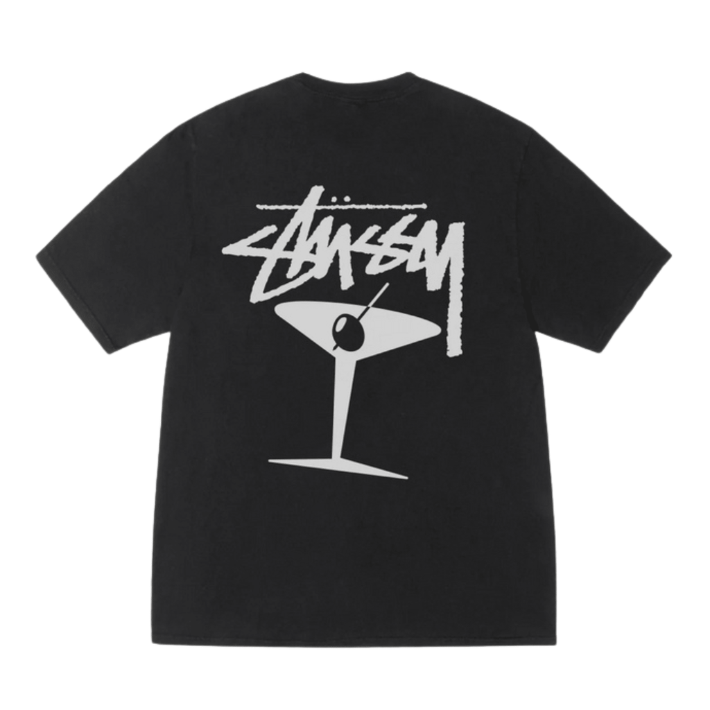 Stussy Martini Tee Dye Pigmented Black - Hype World