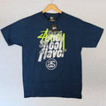 Stussy Skool Flavor T-Shirt "Navy" - Hype World