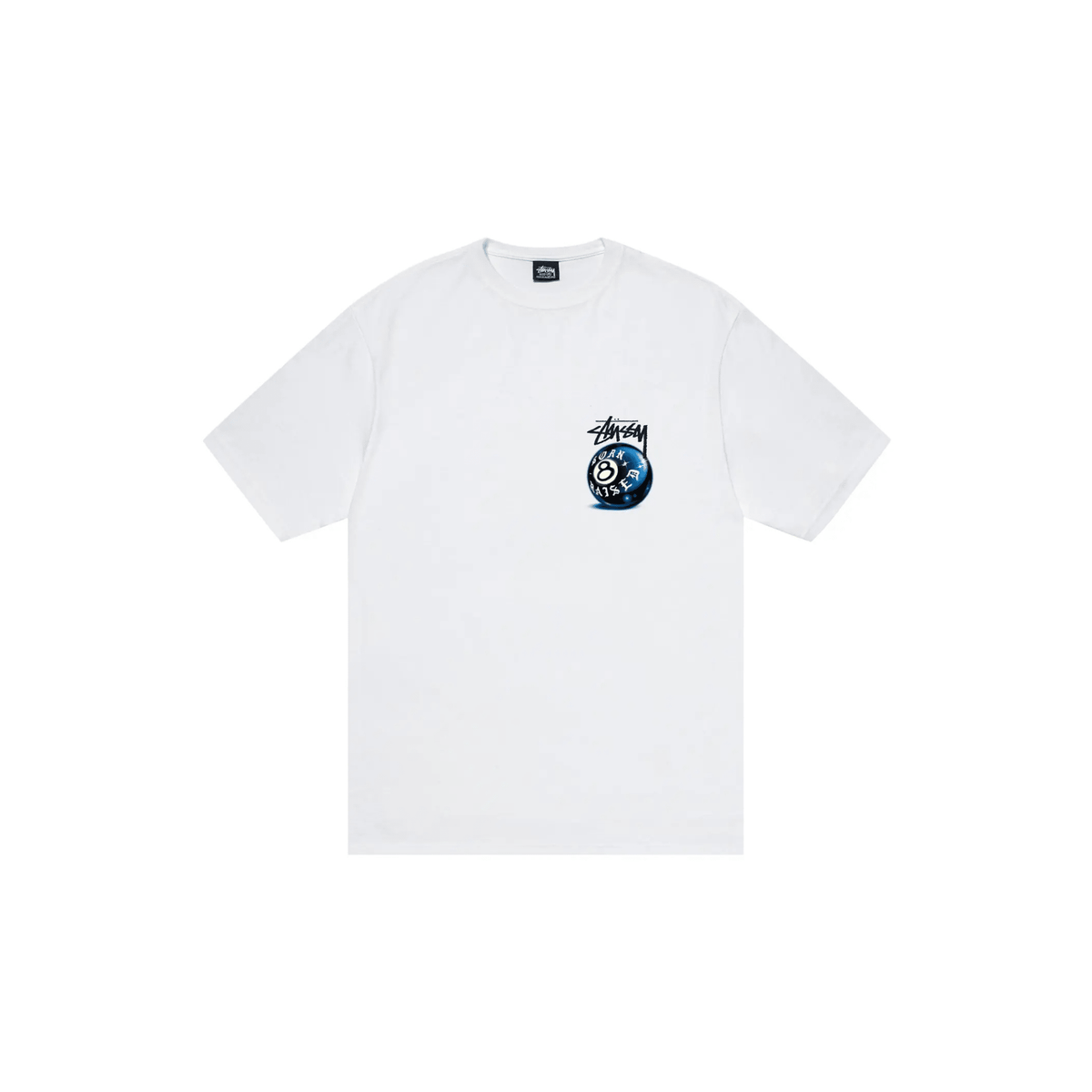 Stussy x Born X Raised 8 Ball Tee 'White' - Hype World