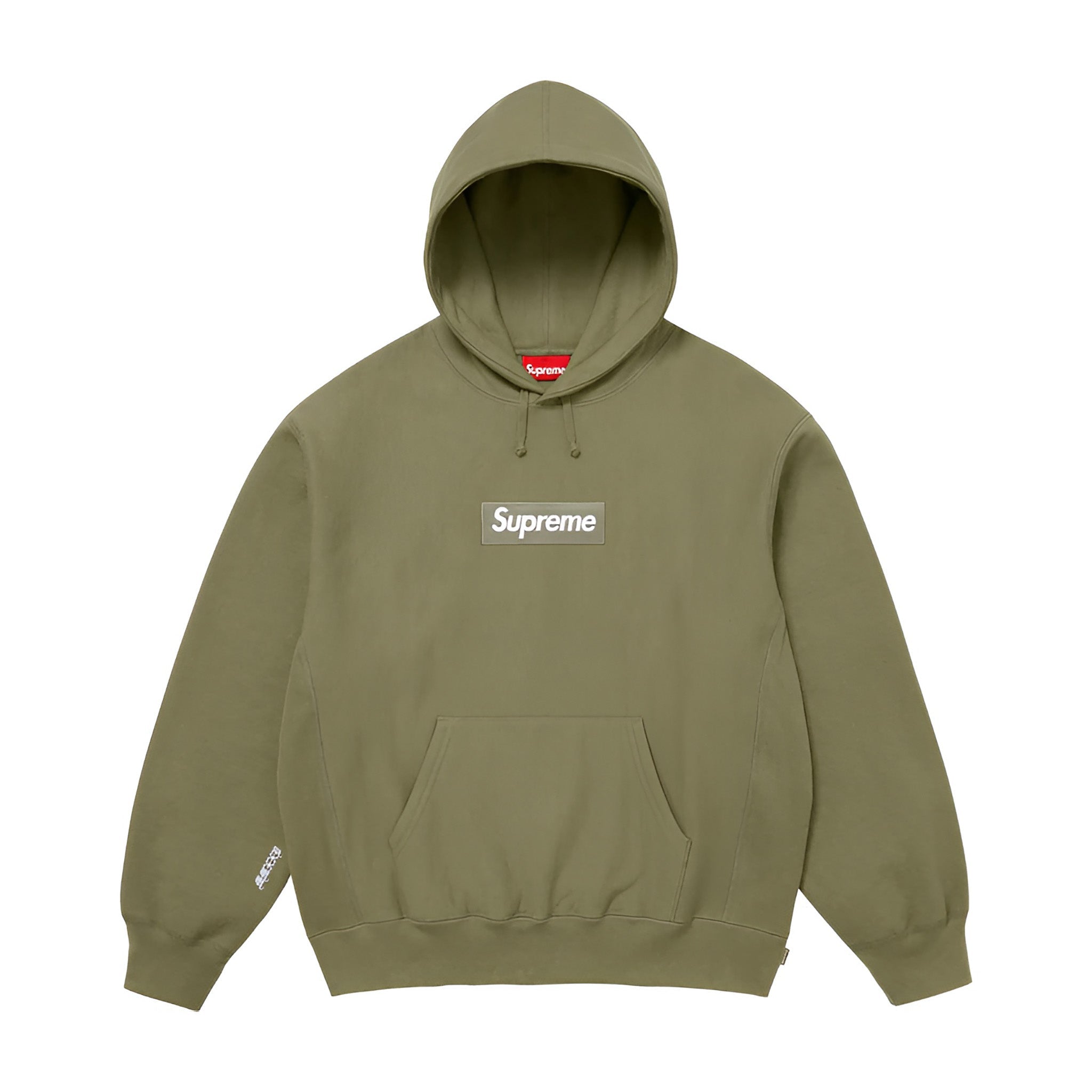 Supreme Box Logo Hooded Sweatshirt "Light Olive" (FW25) - Hype World