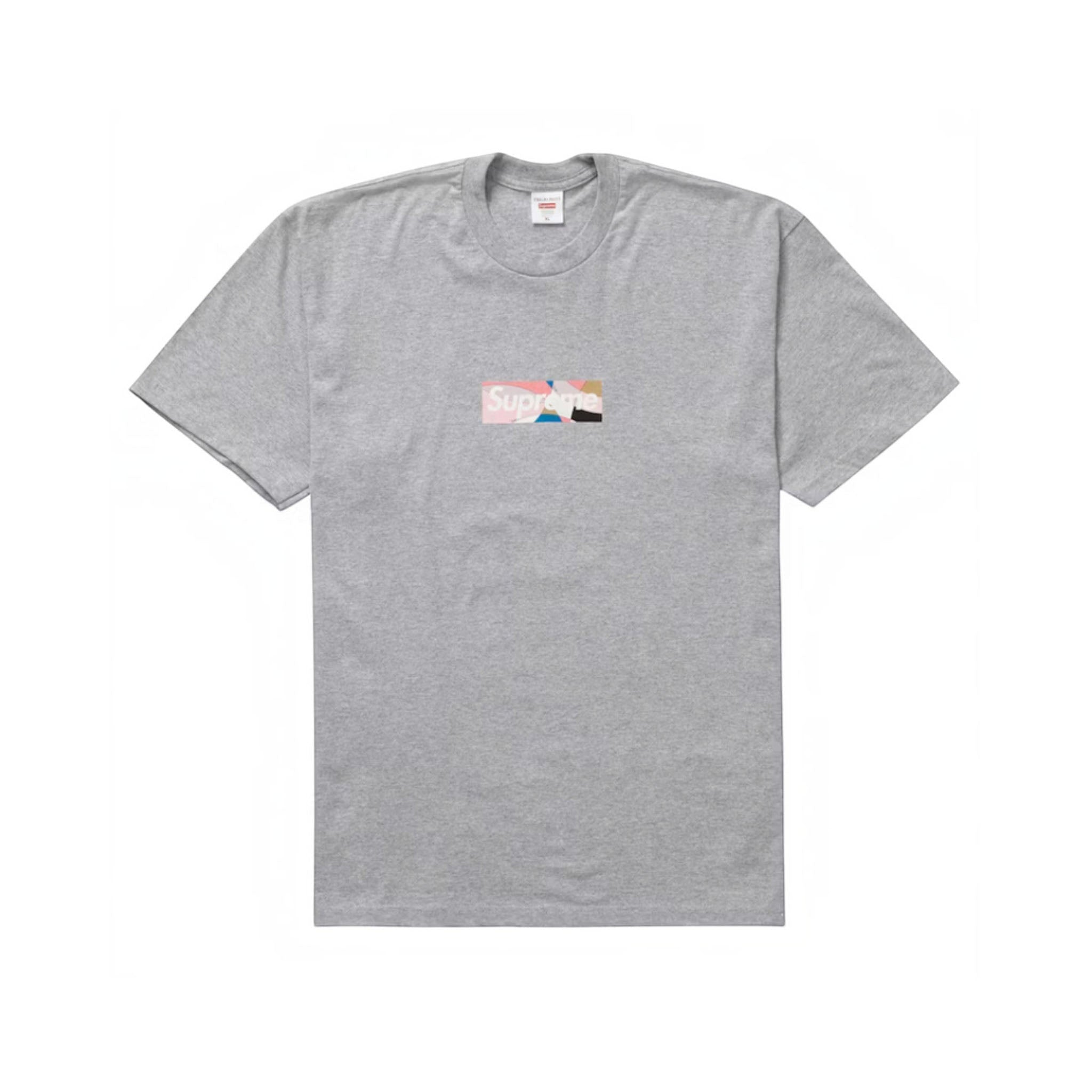 Supreme Emilio Pucci Box Logo Tee Grey - Hype World