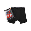 Supreme Hanes Boxer Briefs (4 Pack) Black - Hype World