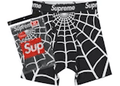 Supreme Hanes Spider-Man Boxer Briefs (2 Pack) Black - Hype World