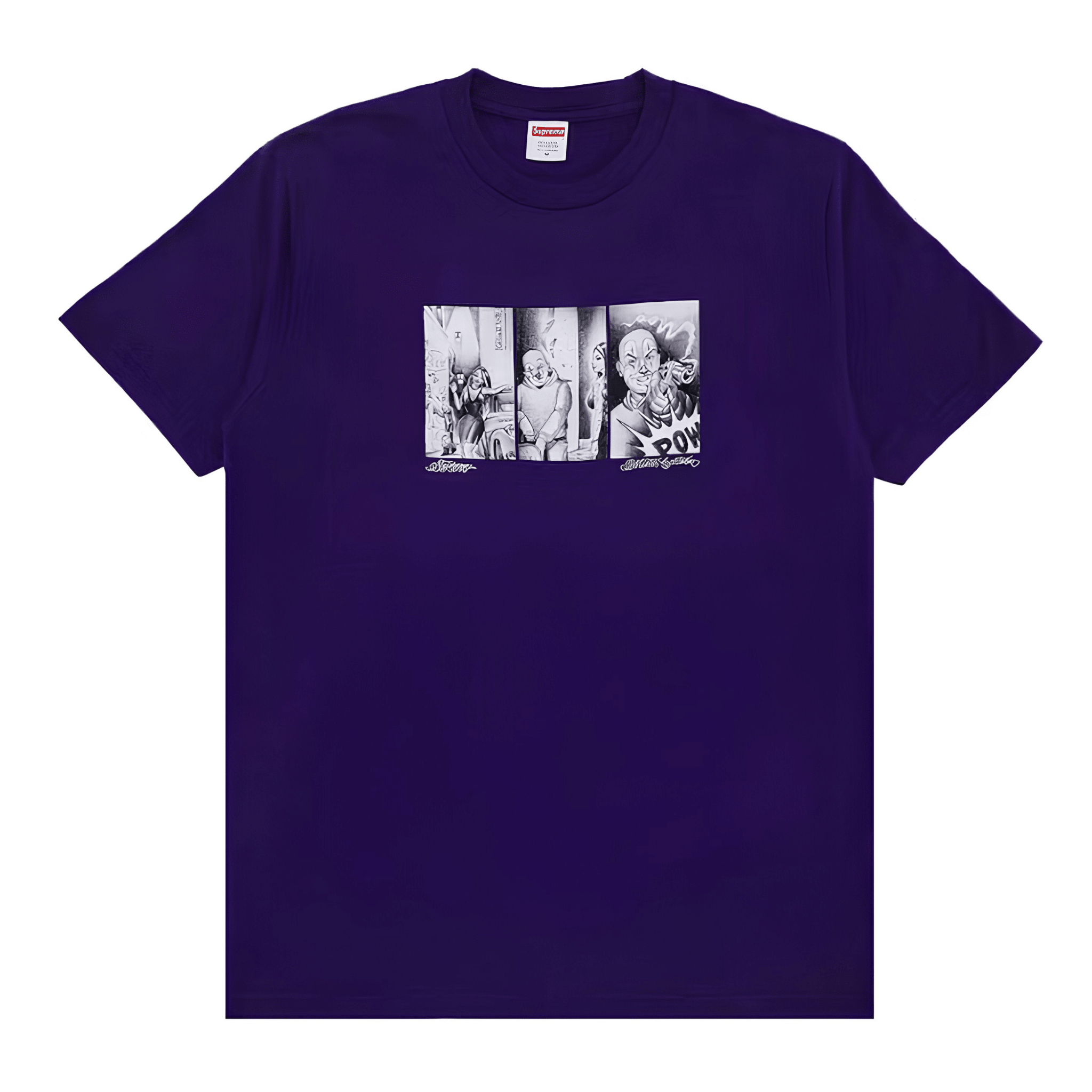 Supreme Mister Cartoon Pow Tee Purple - Hype World