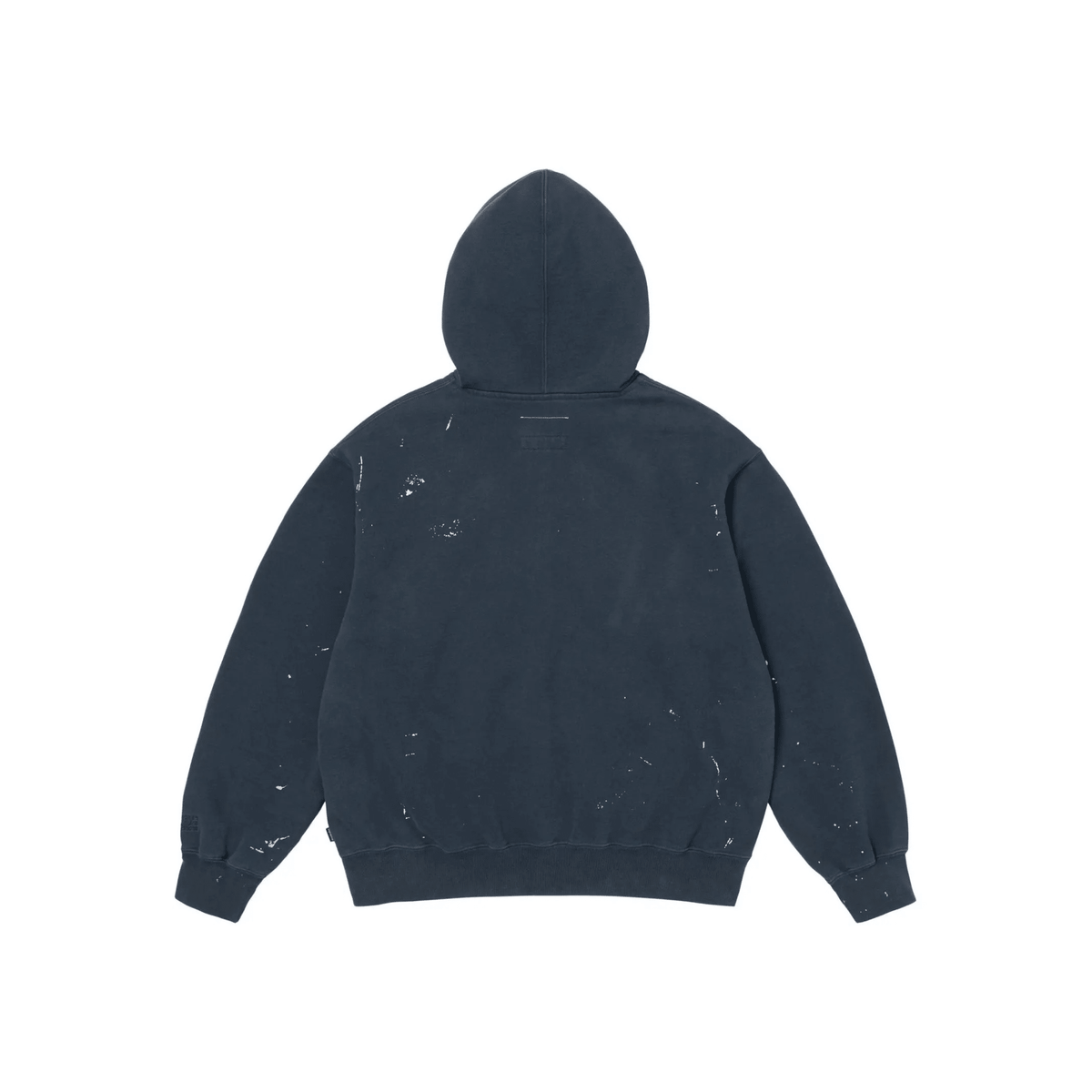 Supreme MM6 Maison Margiela Box Logo Zip Up Hooded Sweatshirt Navy - Hype World