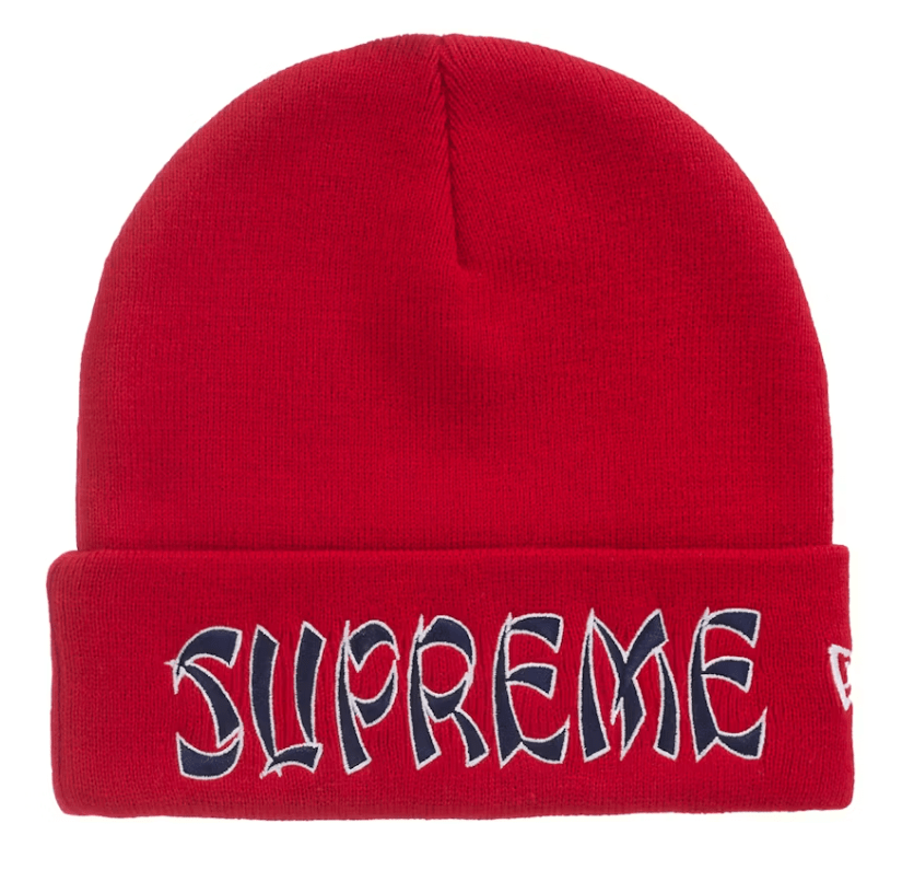 Supreme New Era Action Beanie "Red" - Hype World