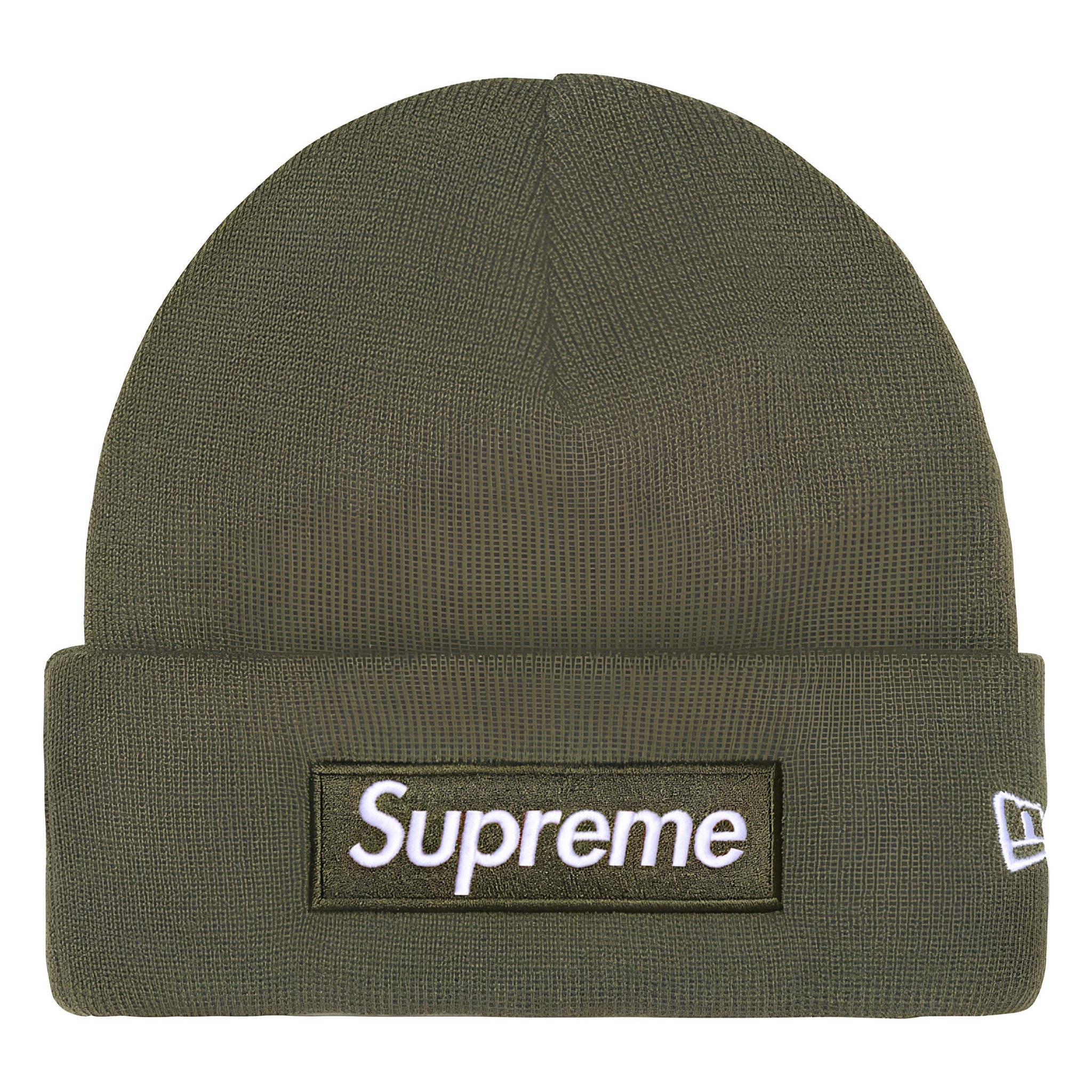 Supreme New Era Box Logo Beanie (FW25) "Light Olive" - Hype World