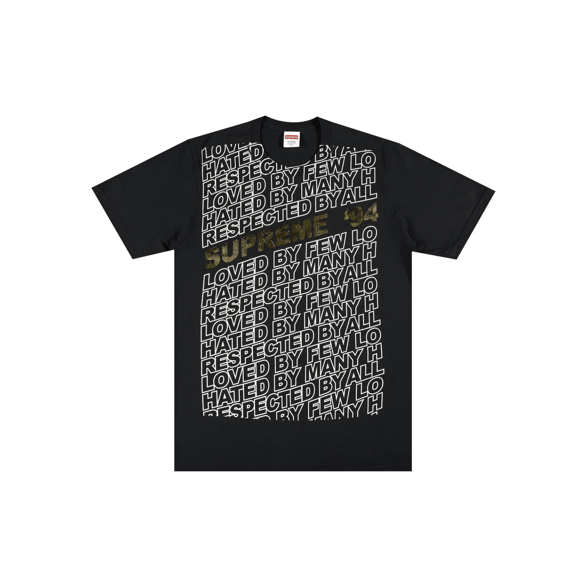 Supreme Respected Tee Black - Hype World