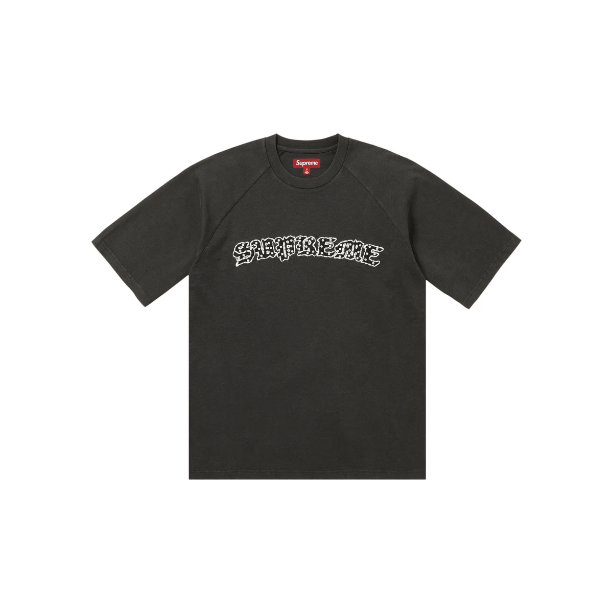 Supreme Rhinestone Raglan Top (Black) - Hype World
