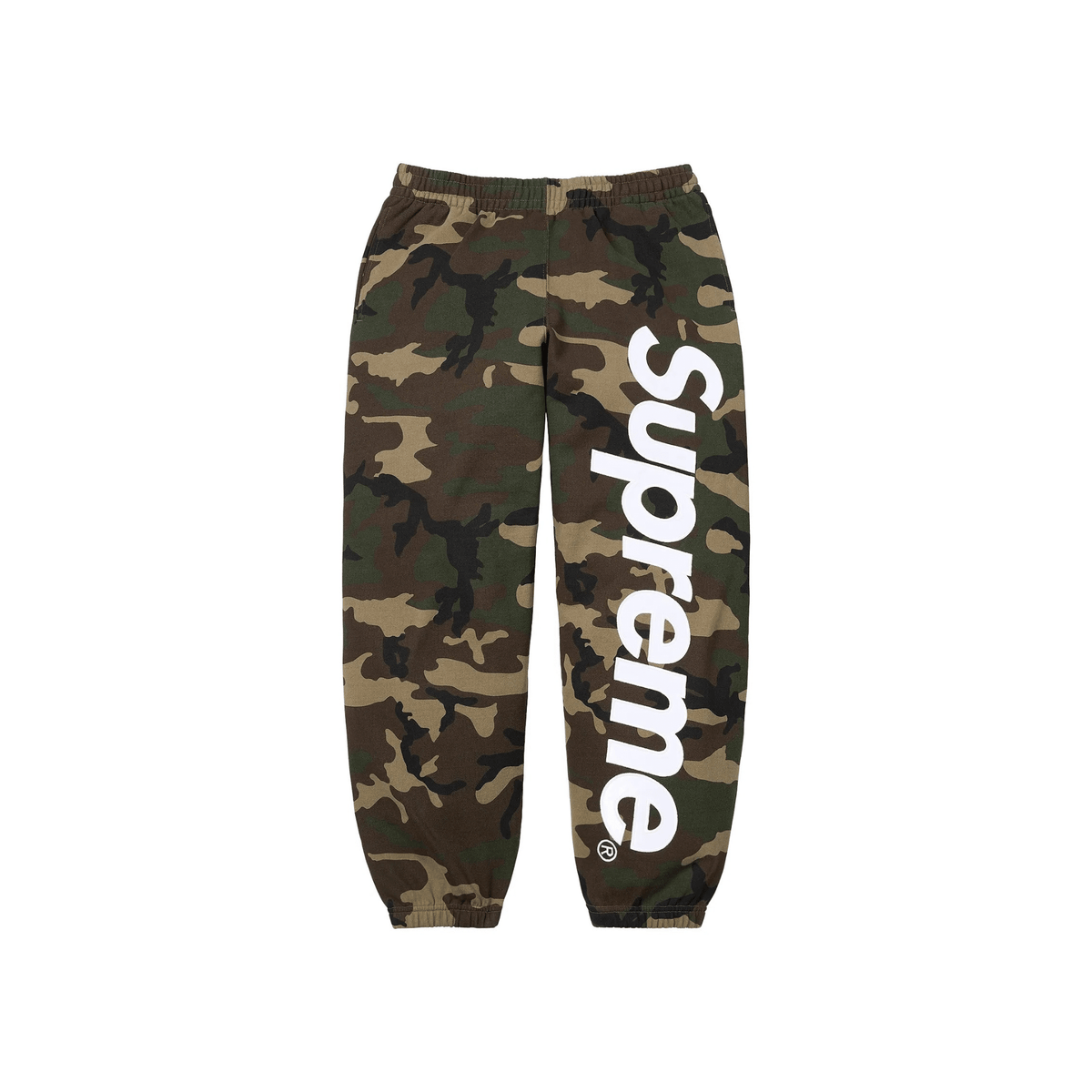 Supreme Satin Applique Sweatpants "Camo" SS26 - Hype World