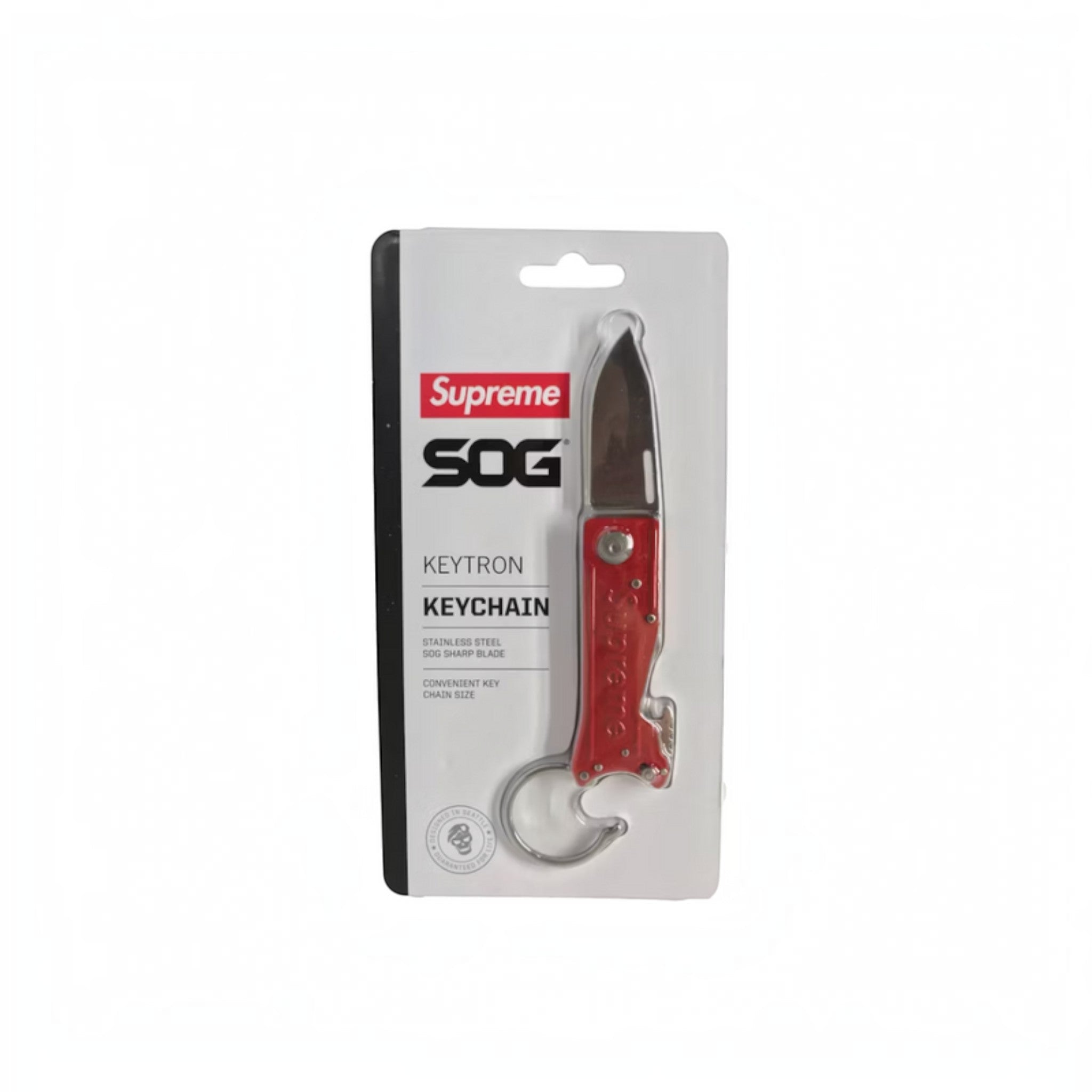 Supreme SOG Keytron Folding Knife "Red" - Hype World
