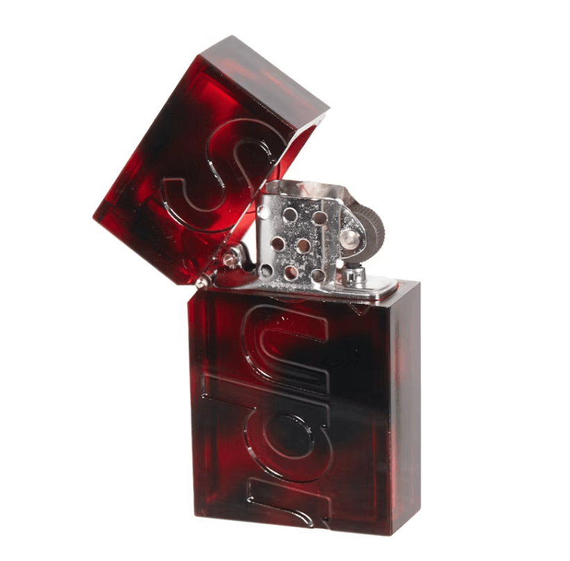 Supreme Tsubota Pearl Hard Edge Lighter (FW21) Red - Hype World