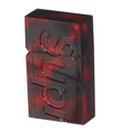 Supreme Tsubota Pearl Hard Edge Lighter (FW21) Red - Hype World